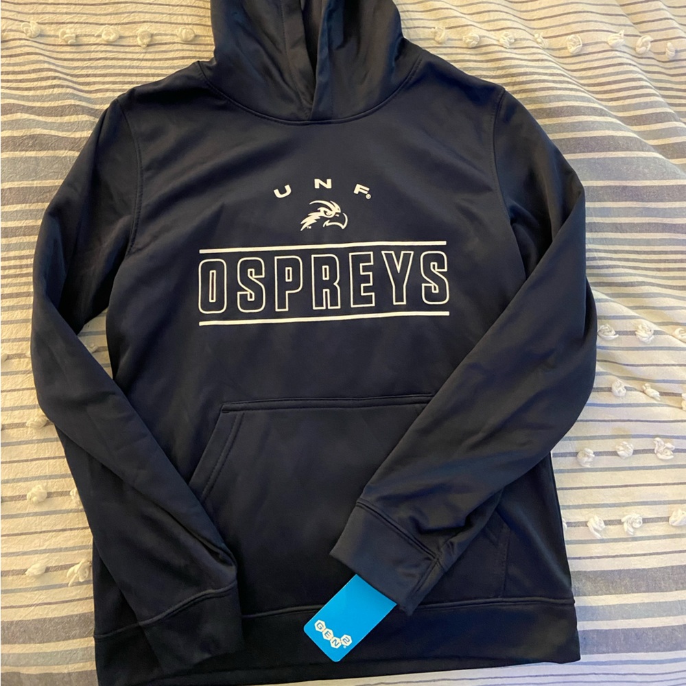 UNF Ospreys Kids Black Hoodie